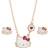Hello Kitty Girl Stud Earring and Necklace Set