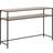 Living Home Seaford Black Metal Console Table