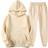 Men's Autumn 2 Piece Tracksuit - Beige