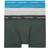 Calvin Klein Cotton Stretch Trunks 3-pack - Grey/Teal