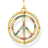 Thomas Sabo Charm Peace Pendant With Colourful Stones - Multi