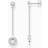 Thomas Sabo Circle Crystal Drop Earrings, Silver, Women