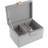 Beautify Grey Velvet Jewellery Box