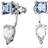 Swarovski Mesmera Zilverkleurige Oorknoppen 5665767