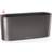 Lechuza Planter DELTA 10 ALL-IN-ONE Metallic Charcoal