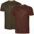 Härkila Graphic T-Shirt 2-pack - Willow Green/Burgundy