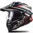 LS2 MX701 Explorer Carbon Edge Helmet - Black/Orange/White