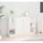 vidaXL 120x35x80 massivt Skænk
