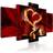 Artgeist Flames of love: heart Billede