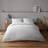 Silentnight Supersoft Duvet Cover White (200x135cm)