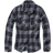 Brandit Amy Flannel Shirt - Black/Grey