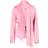 Victoria Beckham Asymmetric Satin Blouse - Pink