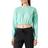 Champion Women's American Classics Crop Boxy Crew Neck Sweatshirt - Turquoise