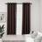 vidaXL Linen-Look Blackout Grommets 2pcs