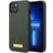 Guess Silicone Logo Plate MagSafe Case for iPhone 13