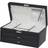 Mele & Co Black Bonded Leather Jewellery Box P55137
