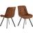 AC Nordic Raquelle Brown Kitchen Chair 88cm 2pcs