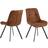 AC Nordic Raquelle Brown Køkkenstol 88cm 2stk