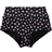 PINK High Waist Full Coverage Bottom - Pure Black Floral