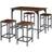 tectake industrial dark Dining Table