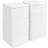 Aidea AIDEA Microfiber Cleaning Cloths White-50PK Strong Water Absorption Lint-Free Scratch-Free Streak-Free 11.5in.