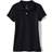 Lands' End Girls Feminine Fit Mesh Polo Shirt - Black