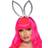 Leg Avenue Faux Rhinestone Bunny Ear Headband