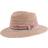 MJM Mabel Crochet Raffia Hat Natural-Red Stripe Band