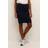 Kaffe Penny Mid Waist Slim Fit Skirt - Blue