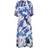 InWear ElitaIW Wrap Dress, Graffiti Wall Purple