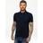 Kruze By Enzo Men's Short Sleeve Polo Shirts - Navy