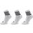 adidas Sokker 3-stripes Cushioned Sportswear Mid-cut 3-pak Hvid/sort