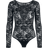 Urban Classics Ladies Lace Longsleeve Body - Sort