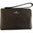 Coach Corner Zip Wristlet - Black