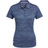 Adidas Women's Space-Dyed Short Sleeve Polo Shirt - Crew Navy/White