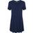 Lady Avenue Bamboo Nightdress SS Navy-2
