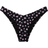 PINK V Front Itsy Bikini Bottom - Pure Black Floral