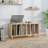 vidaXL Record Sonoma Engineered Wood Storage Cabinet
