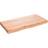 vidaXL Light Brown Solid Oak Wood Height-Adjustable Shelves Wall Shelf 15.7"