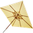 Skagerak Messina Parasol 300x300 Citron/Sand striber 300cm