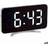 Gift Decor DigitaltuUr til Bordet Hvid ABS 15.7 x 7.7 x 1.5 cm Bordur