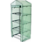 MonsterShop Greenhouse 4 Tier with PE Cover Rustfrit stål Plast