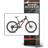 BikeShield Skrårørsbeskyttelse Medium Blank