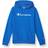 Champion Kid's French Terry Script Logo Hoodie - Bozzetto Blue