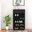 vidaXL Solid Wood Pine Shoe Rack