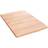 vidaXL Light Brown Solid Oak Wood Medium Wall Shelf 15.7"