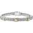 Lagos Signature Caviar Three Station X Bracelet - Silver/Gold