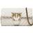 Pinko Love Bag One Wallet Chevron - Bianco/Blanc/Antique