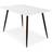 Venture Design Polar 120 x 80 cm Hvid Spisebord 80x120cm