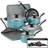 Farberware High Performance Cookware Set with lid 17 Parts